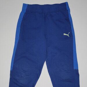 Puma Youth Boys Blue Athletic Excercise Pants Size Small / 8
